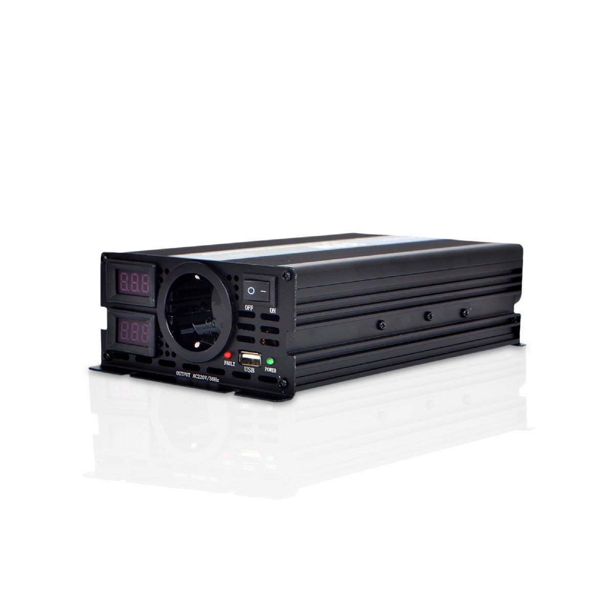 SENSATION 800w Watt 0.8 KW Tam Sinüs İnvertör Ekranlı 12V / 220V Çevirici İnverter - Görsel 2