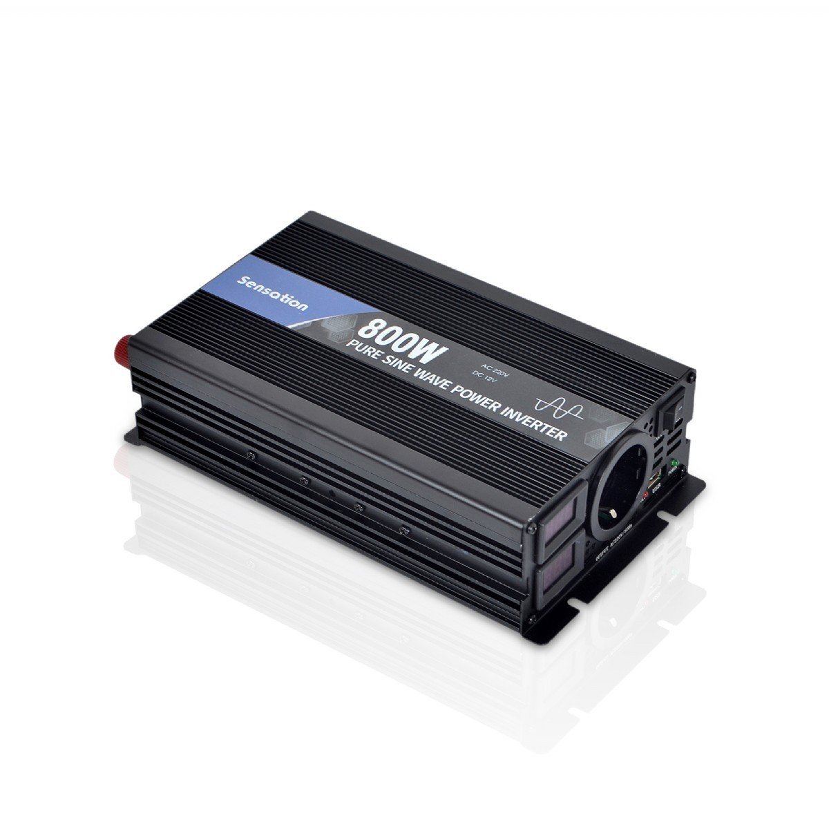 SENSATION 800w Watt 0.8 KW Tam Sinüs İnvertör Ekranlı 12V / 220V Çevirici İnverter - Görsel 4