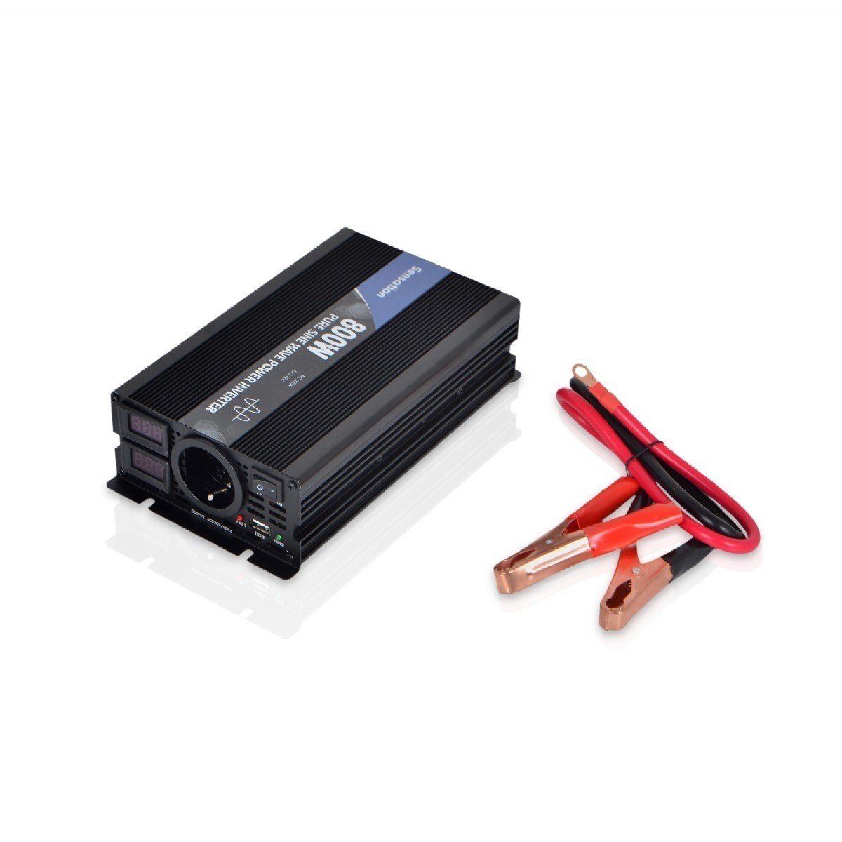 SENSATION 800w Watt 0.8 KW Tam Sinüs İnvertör Ekranlı 12V / 220V Çevirici İnverter