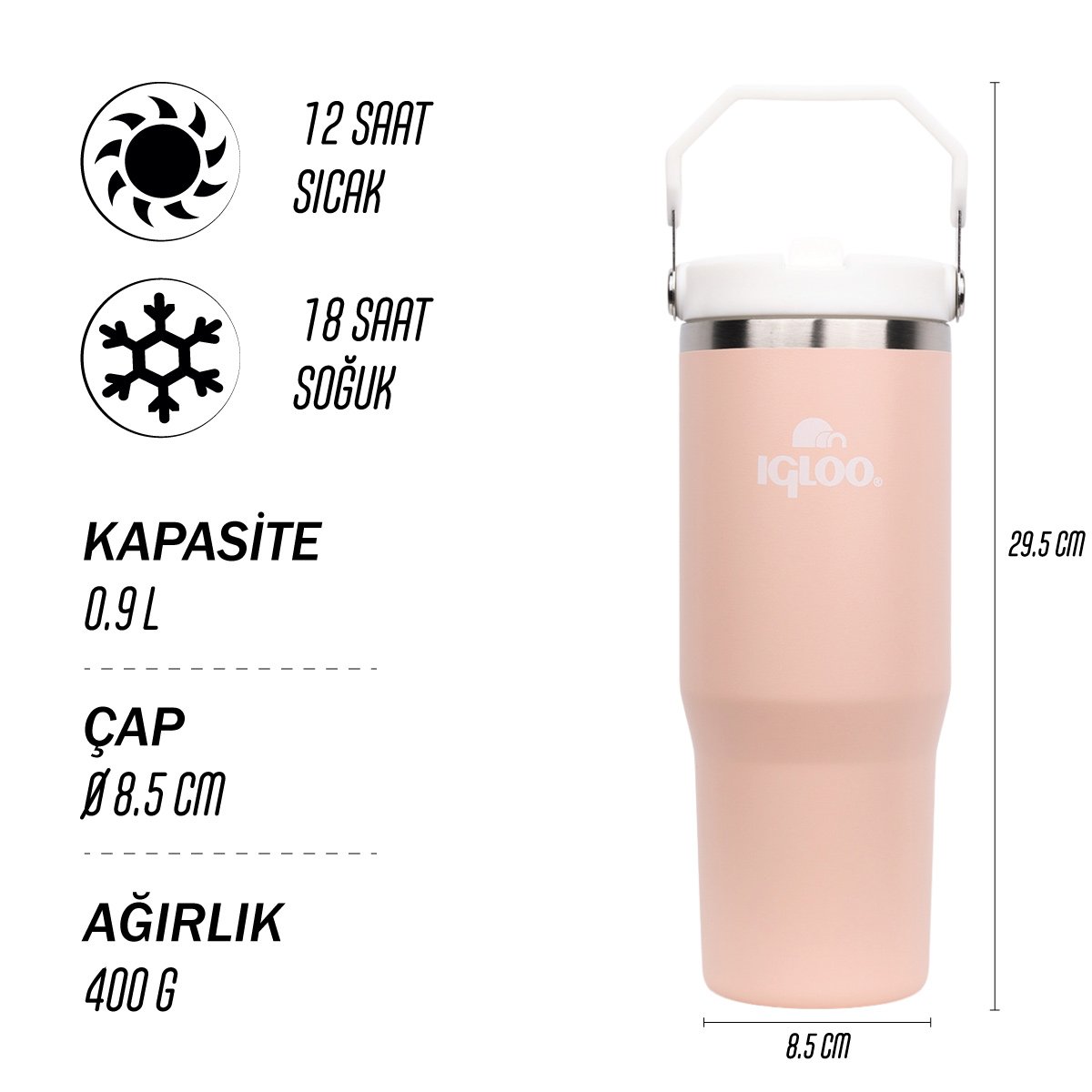 Igloo Powder Termos 900ml - Görsel 4