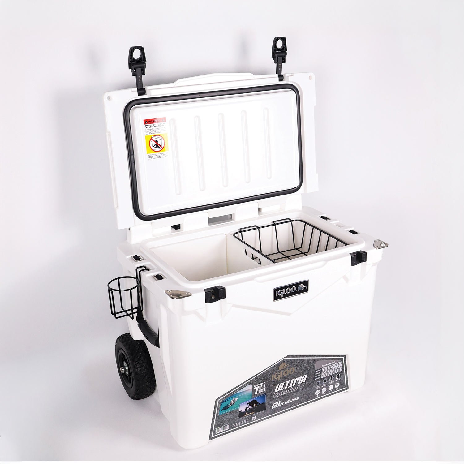 IGLOO Ultima 60 Qt Tekerlekli RotoMold Buzluk 57 Litre - Görsel 4