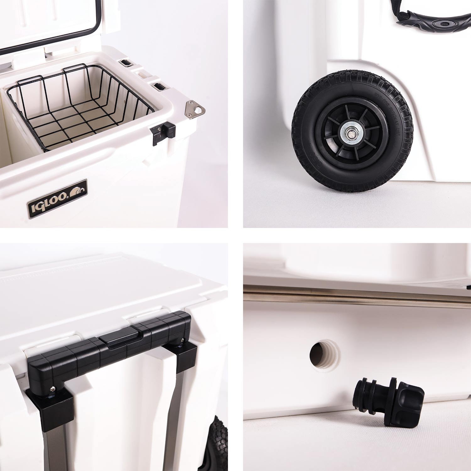 IGLOO Ultima 60 Qt Tekerlekli RotoMold Buzluk 57 Litre - Görsel 5