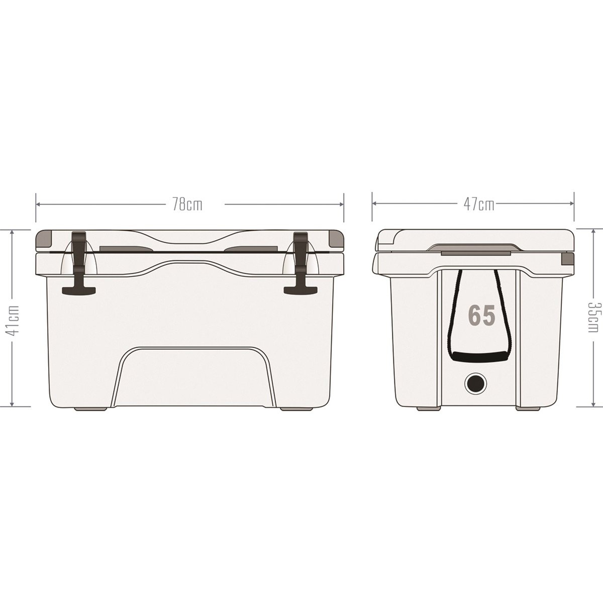 Icepeak Aden Buzluk 65 Litre - Görsel 4