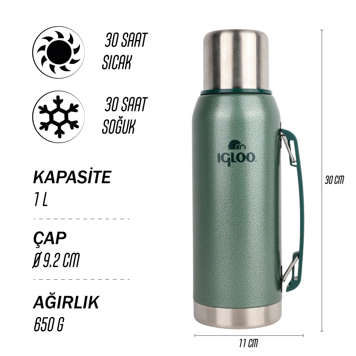 Igloo Legend Klasik Termos 1 Litre - Görsel 4