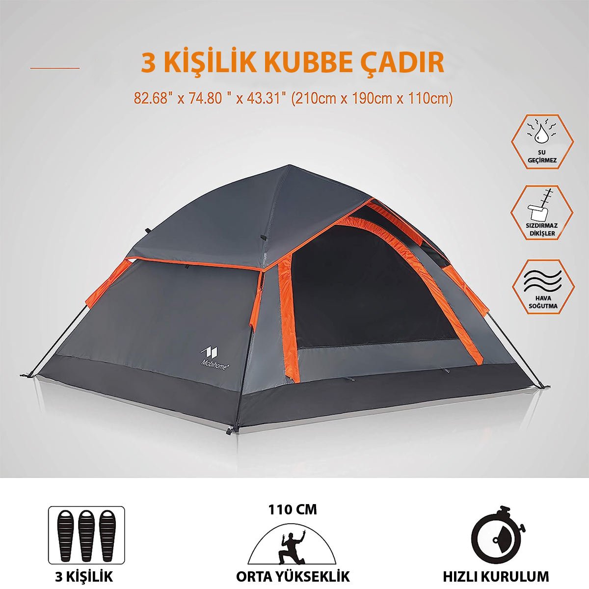Mobihome 63200 Otomatik Çadır - Görsel 5