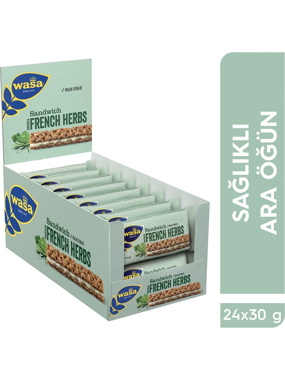 Wasa Baharatlı ve Krem Peynirli Sandviç 30 Gr * 24 Adet (1 Koli) - Görsel 2