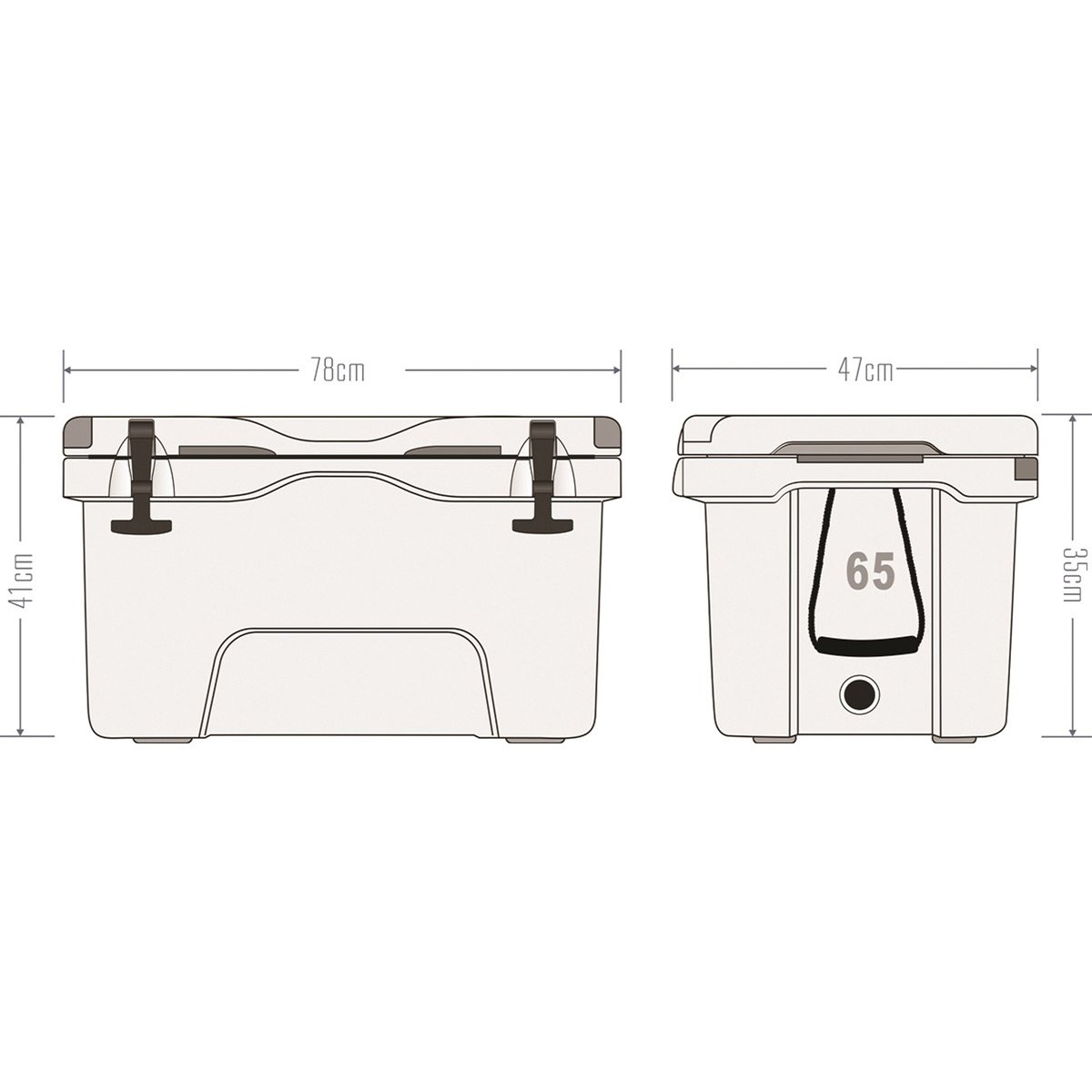 Icepeak Aden Plus Buzluk 65 Litre - Görsel 5