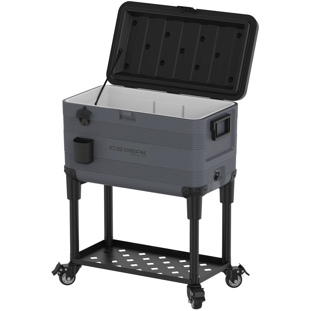 IcePeak Patio 70 Tekerlekli Raflı Buzluk 65.8 Litre - Görsel 4