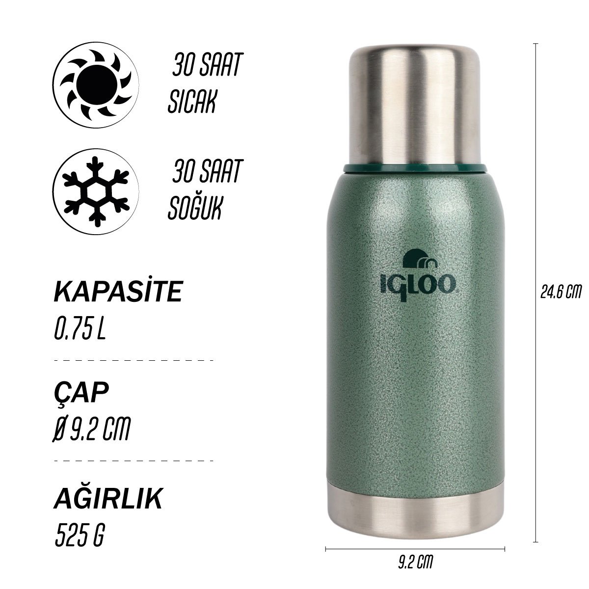 Igloo Legend Klasik Termos 750ml - Görsel 4