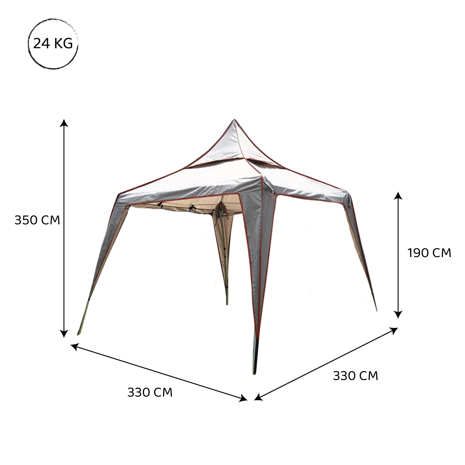 FreeCamp Turbo Suv Canopy 4 Mevsim Tente - Görsel 3