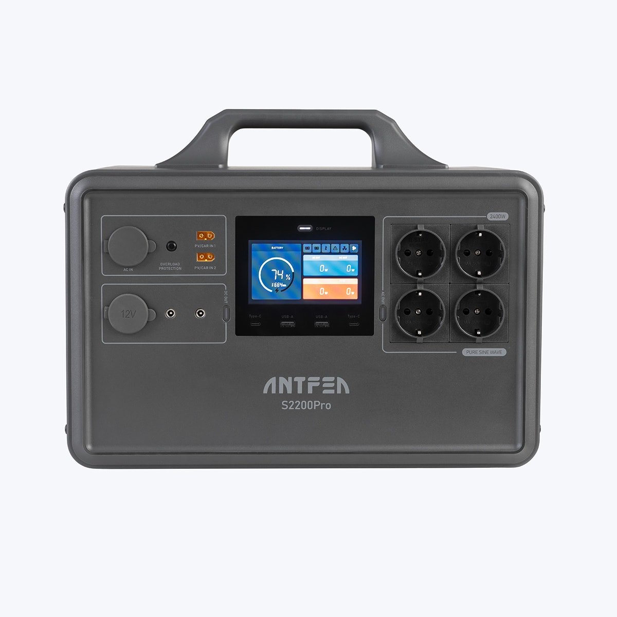ANTFEA S2200Pro Taşınabilir Güç Sistemi 2400W