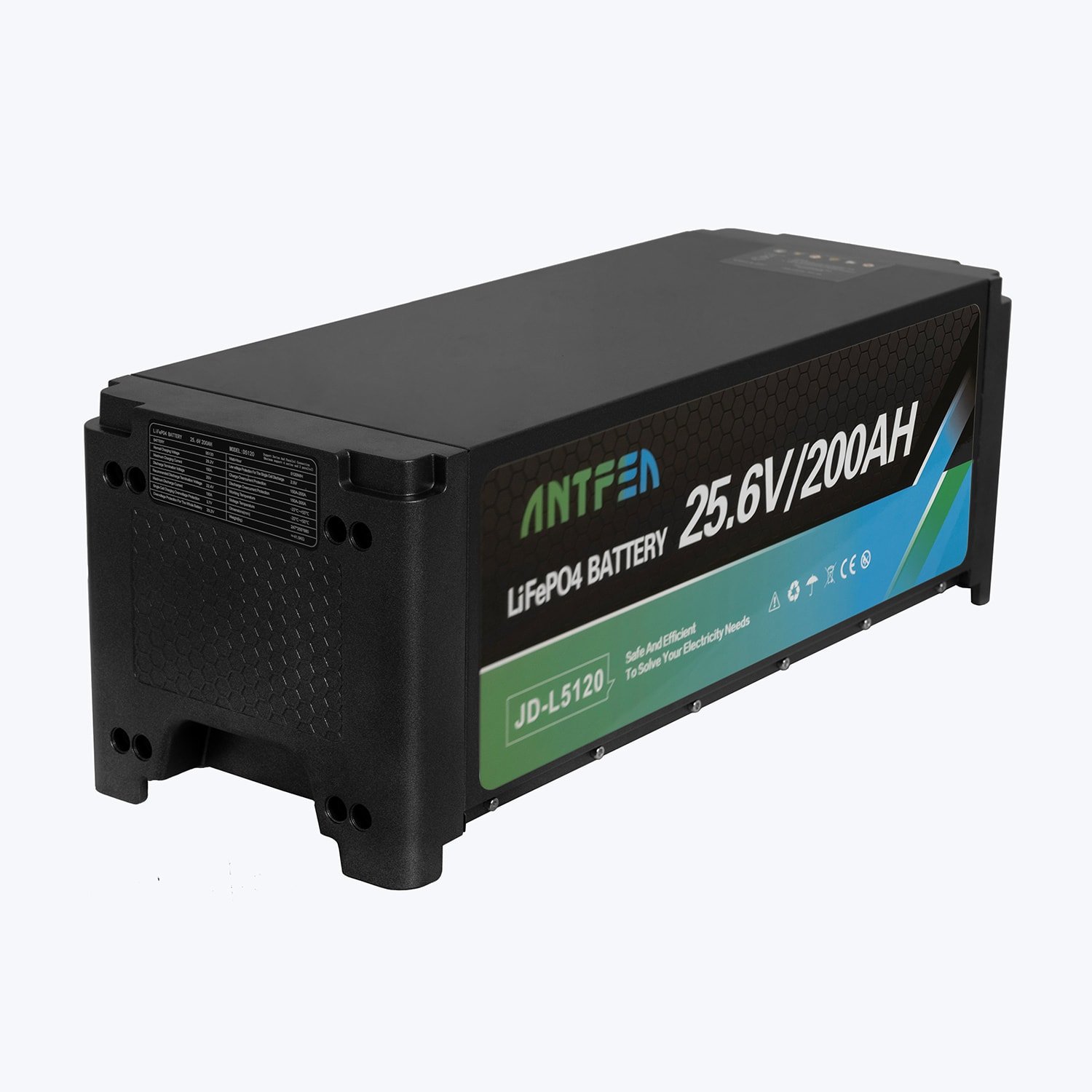 ANTFEA L5120 25.6V (24V) 200Ah 5.12 kwh İstiflenebilir Lityum Akü LiFePo4 - Görsel 4