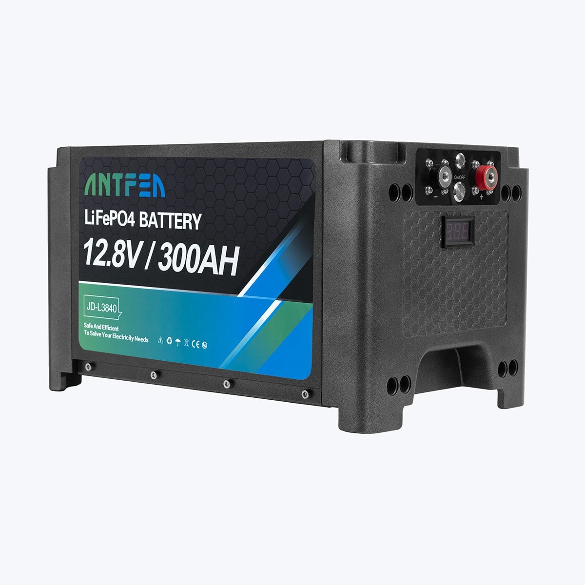 ANTFEA L3840 12.8V (12V) 300Ah 3.84 kwh İstiflenebilir Lityum Akü LiFePo4 - Görsel 2