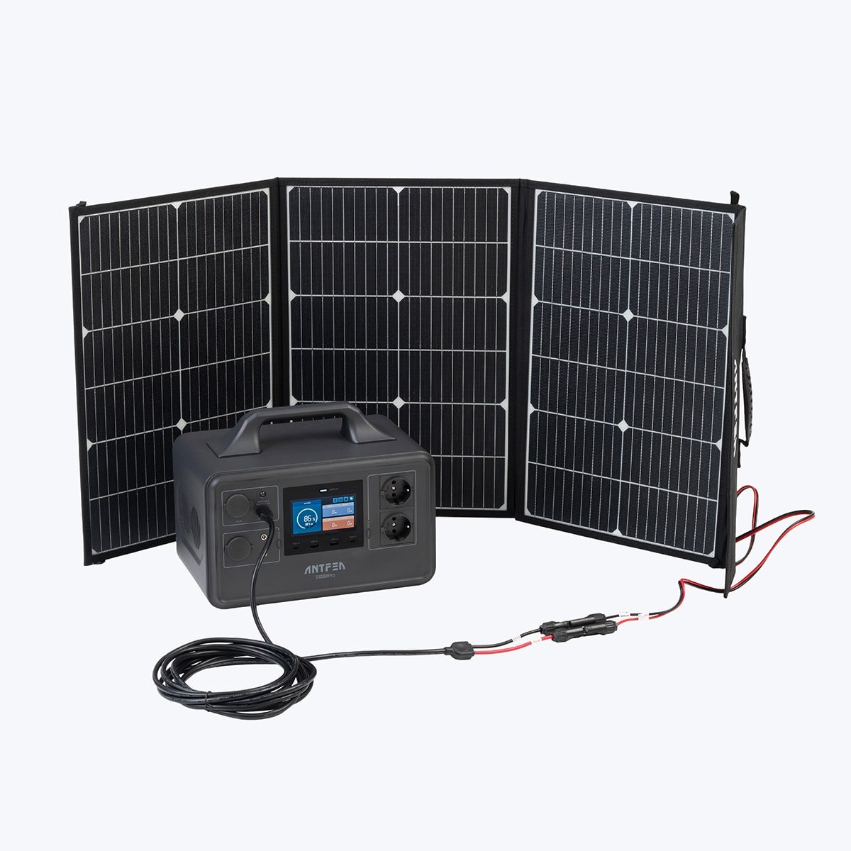 ANTFEA S1000Pro Taşınabilir Sistem+100W Taşınabilir Panel Set