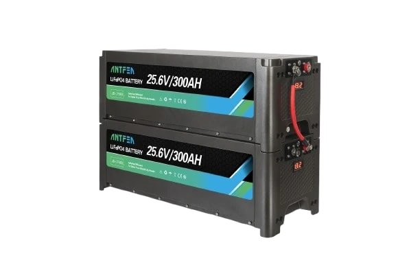 ANTFEA L7680 25.6V (24V) 300Ah İstiflenebilir Lityum Akü LiFePo4 2 ADET 15.3 kwh - Görsel 2